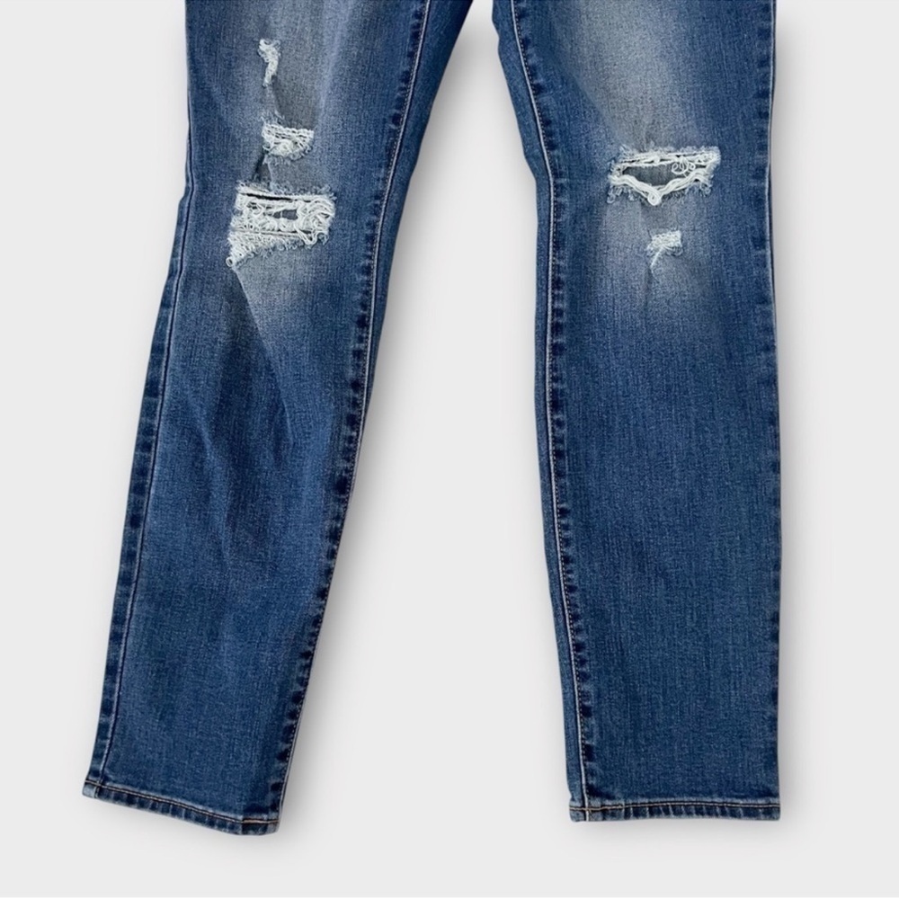 OLD NAVY Mid-Rise Pop Icon Distressed Skinny Jeans Sz 6 - Picture 4 of 15